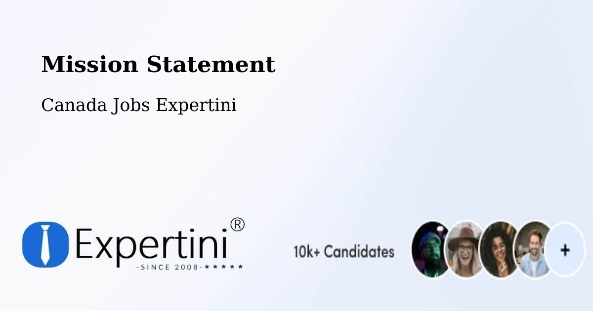 Corporate Mission – Cobourg - Canada Jobs Expertini